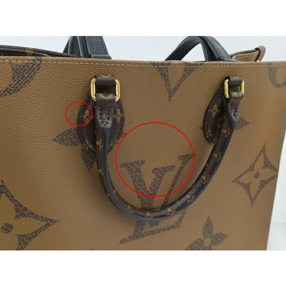 Louis Vuitton Onthego MM Monogram Reverse Tote Bag - Picture 6 of 7